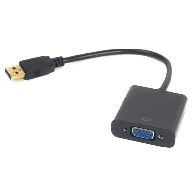 Перехідник USB 3.0 M to VGA F PowerPlant (CA910380)