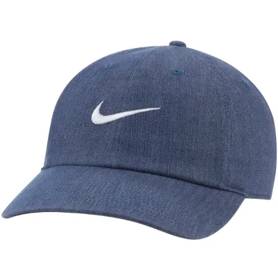 Кепка Nike H86 Swoosh Denim Cap DJ6220-410 синій Уні OSFM (194958729998)