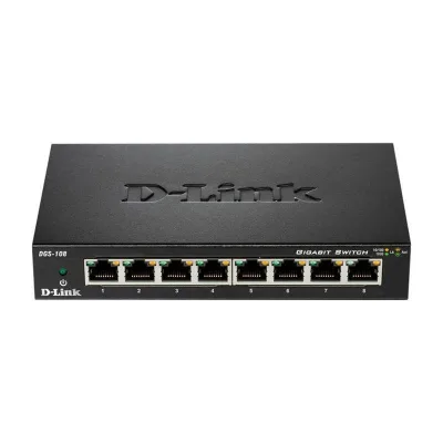 Комутатор мережевий D-Link DGS-108
