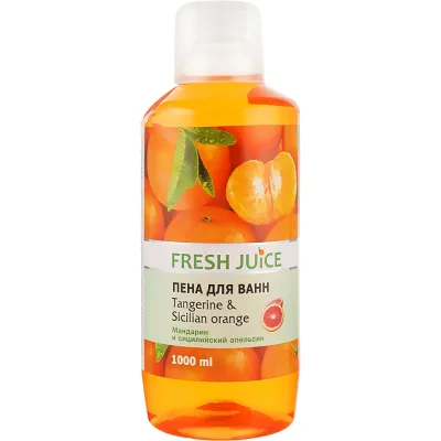 Піна для ванн Fresh Juice Tangerine & Sicilian Orange 1000 мл (4823015936326)