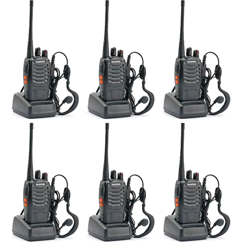 Портативна рація Baofeng BF-888S Six Pack комплект 6 шт (2200000758996)