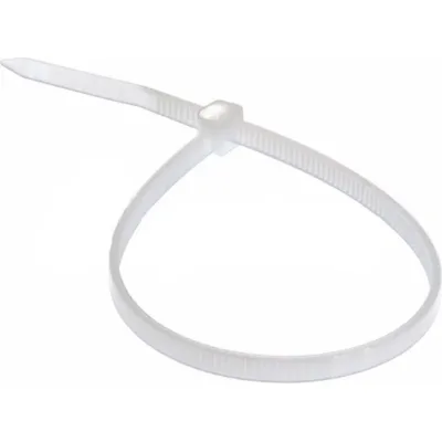 Стяжка 80мм/3.0мм, white, 100 шт APRO (CT-W380)