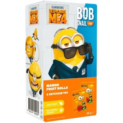 Цукерка Bob Snail Fun Манго з іграшкою 20 г (4820219349280)