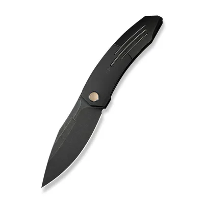 Ніж Weknife Sine Wave, Black Titanium, Darkwash (WE23069B-1)