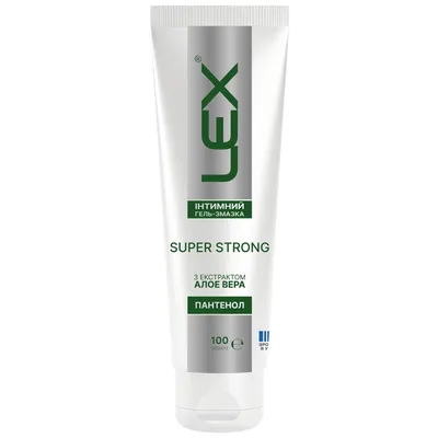Лубрикант Lex Condoms Super Strong З екстрактом алое вера 100 мл (4820296720132)