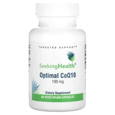 Вітамінно-мінеральний комплекс Seeking Health Коензим Q10, 100 мг, Optimal CoQ10, 60 вегетаріанських капсул (SKH-52022)