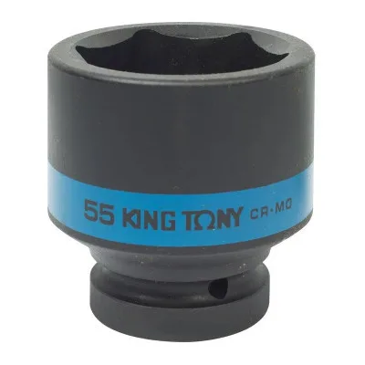 Торцева головка KING TONY 1" 55мм ударна шестигранна (853555M)