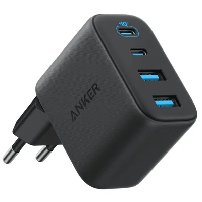 Зарядний пристрій Anker 2xUSB-C + 2xUSB 50W black (A121EG11)