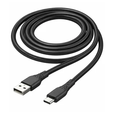 Дата кабель USB 2.0 AM to USB-C 2.0m 3A textured PVC black ColorWay (CW-CBUC095-BK)