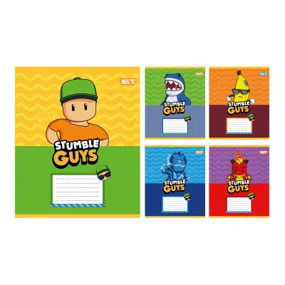 Зошит Yes Stumble Guys А5 12 аркушів лінія (768729)