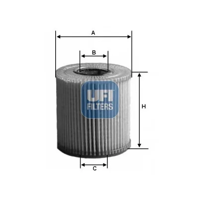 Фільтр масляний UFI 25.210.00
