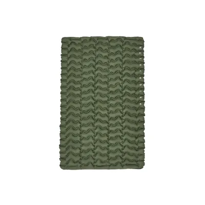 Матрац туристичний надувний двомісний Naturehike CNK2550WS019, 200х125х6.5 см, зелений, для кемпінгу із мішком для надування