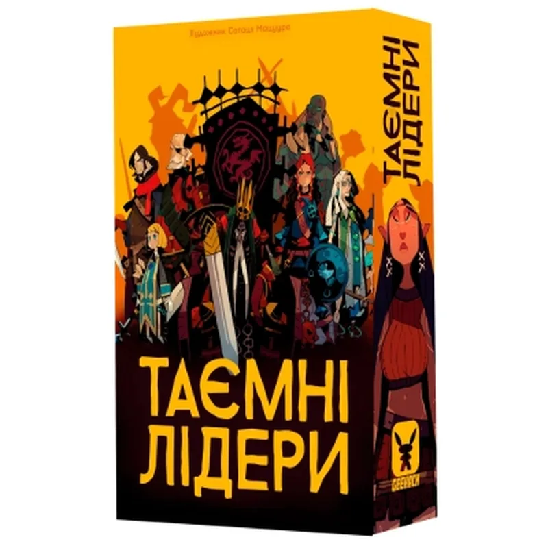 Настільна гра Geekach Games Таємні лідери (Hidden Leaders) (укр.) (GKCH034HL)