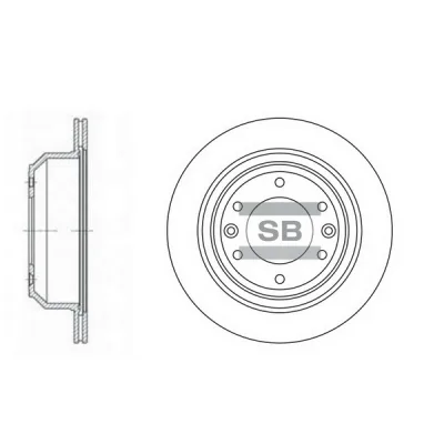 Гальмівний диск HI-Q SD1032