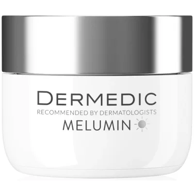 Крем для обличчя Dermedic Melumin Денний Захисний Освітлювальний SPF50+ 50 мл (5901643177089)