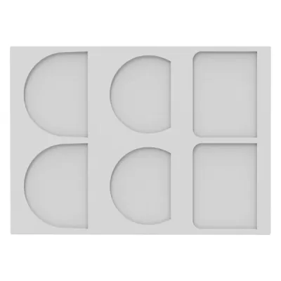 Форма для випікання Silikomart Chablon Buche 96x73 - 87x70 - 96x73 h 2 мм (CHA06 CHABLON BUCHE)
