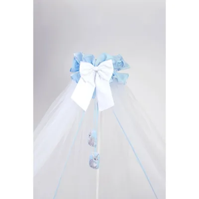 Дитячий постільний набір Верес Балдахін Summer Bunny blue (158.2.01)