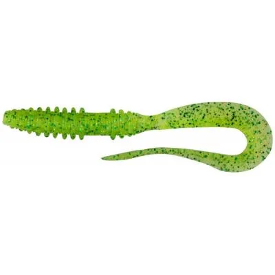 Силікон рибальський Keitech Mad Wag Slim 4.5" (9 шт/упак) ц:424 lime chartreuse (1551.09.71)