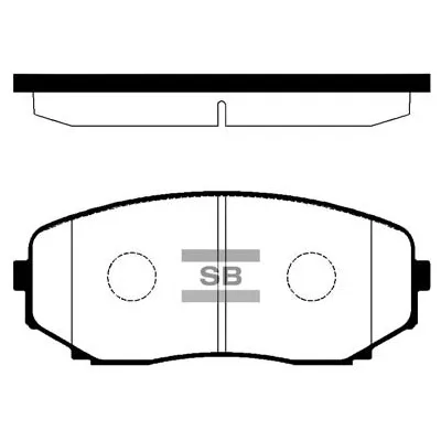 Гальмівні колодки HI-Q SP1603