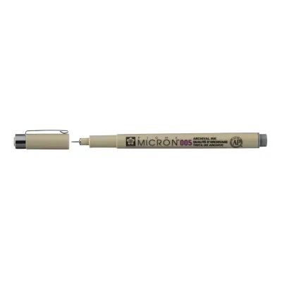 Лайнер Sakura Pigma Micron (0.05) 0,2мм Сірий (084511332898)
