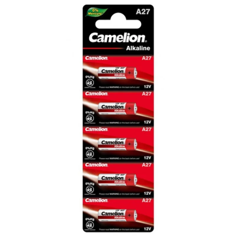 Батарейка Camelion A27 / LR27 Alkaline * 5 (A27-BP5)