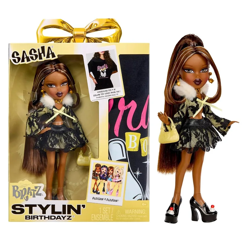 Ігровий набір з лялькою BRATZ серії "Stylin' Birthday" — САША (з аксес.)