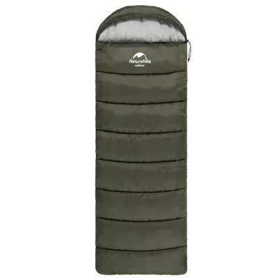 Спальний мішок Naturehike U350 NH20MSD07 Hollow Cotton Right Green (6927595767238-R)