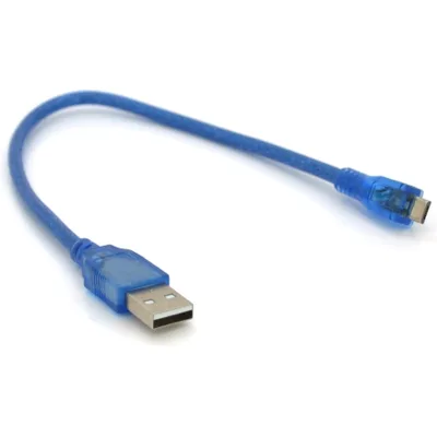 Дата кабель USB 2.0 AM to Micro 5P 0.3m blue Voltronic (YT-AM/Mc-0.3B/05425)