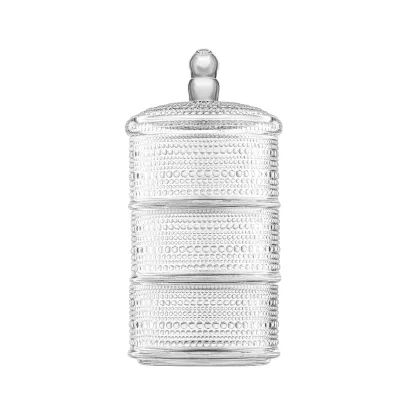 Цукорниця ARDESTO Verbena, 12,5 х 25,5 см, скло, прозорий (AR5021)