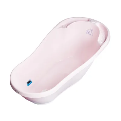 Ванночка Tega Baby Bunny зі зливом 92 см powder pink (KR-011-104)