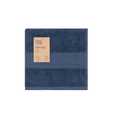 Рушник Ardesto махровий SuperSoft 100% бавовна 50 х 90 см, синій (ART2250DBP)