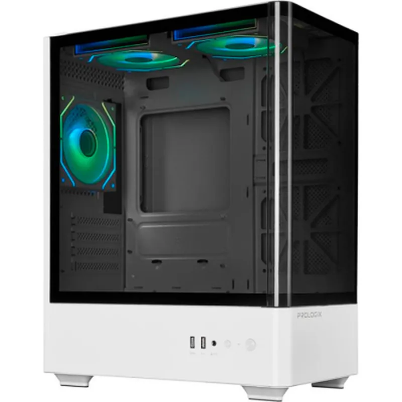 Корпус для ПК Prologix Lumi GM-01AW Glass White