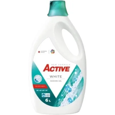 Гель для прання Active PR White З ароматом свіжості 6 л (4820196010913)