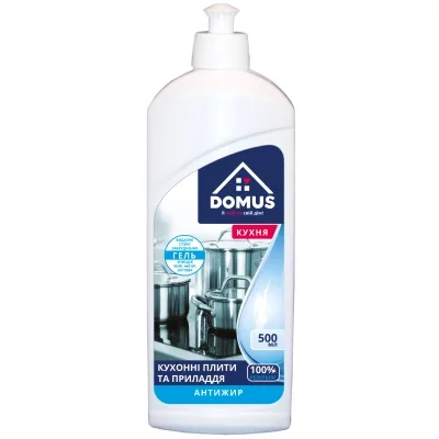Рідина для чищення кухні Domus Антижир Гель 500 мл (4820098540754)