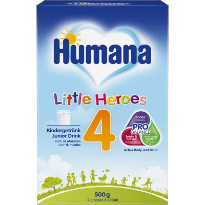 Дитяча суміш Humana 4 молочна від 18 місяців 500 г (4251099602606)