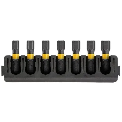 Набір біт DeWALT в касеті Tough Case, FlexTorq, L=25 мм, H3, H4-3 шт, H5-2 шт, H6 (DT70806)