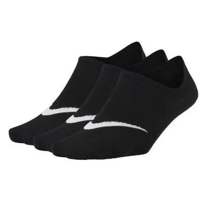 Шкарпетки Nike U NK EVERYDAY PLUS LTWT FOOTIE 3PPK SX5277-011 38-42 3 пари Чорні (194958595401)