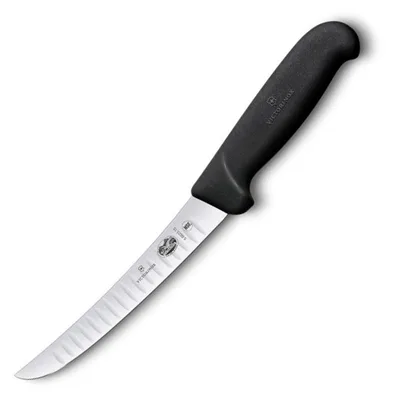 Кухонний ніж Victorinox Fibrox Boning лезо 15см ріфл. з чорн. ручкою