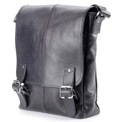 Сумка Shvigel Шкіряна Чорна (00919)