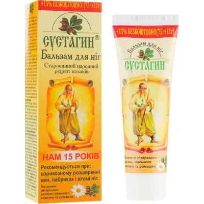 Бальзам для тіла Сустагин Ревматин 86 г (4823014303082)