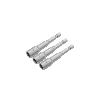 Головка магнітна Tolsen 14 мм 1/4"х65 мм 3шт (77849)