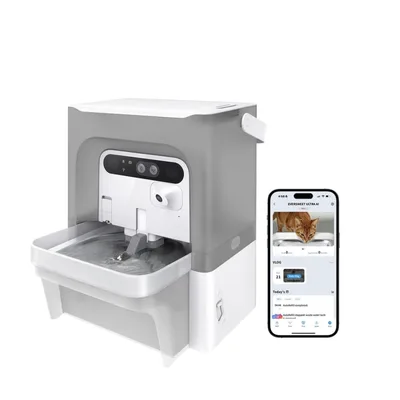 Універсальний посуд для тварин Petkit Поїлка Eversweet ULTRA (P4117 GREY)