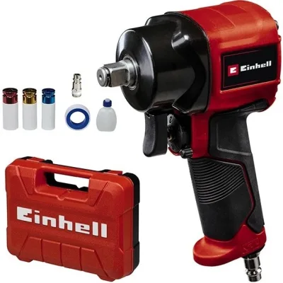 Гайковерт Einhell TC-PW 610 Compact, 610Нм, 6.3бар, 142л/хв, М14, кейс (4138965)