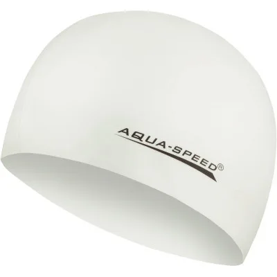 Шапка для плавання Aqua Speed Mega 100-05 білий Уні OSFM (5908217635433)