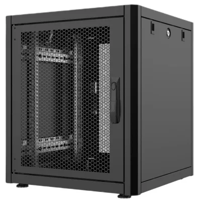 Шафа напольна Mirsan 22U GTN 19" 600x600, perforated door (MR.GTN22U66DE.01_PRF63)