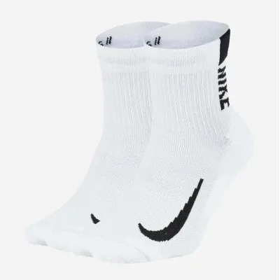 Шкарпетки Nike U NK MLTPLIER ANKLE 2PR SX7556-100 38-42 2 пари Білі (194275663029)