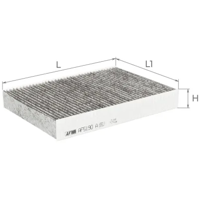 Фільтр салону ALPHA FILTER AF5190a