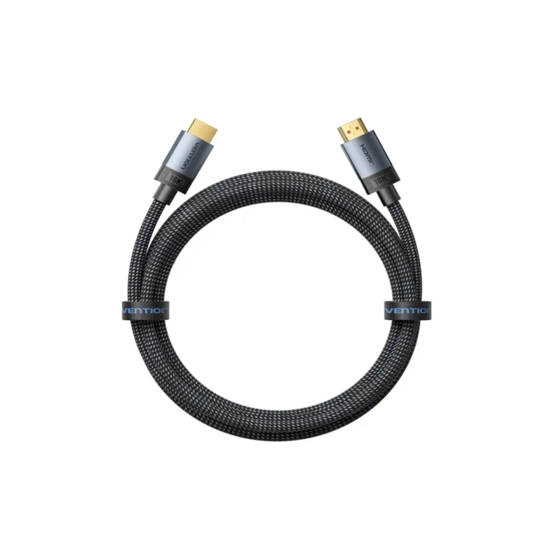 Кабель мультимедійний HDMI M to HDMI M 2.0m 16K60Hz 96Gbps gray Vention (ALVHH)