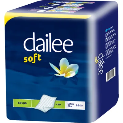 Пелюшки для малюків Dailee Soft 90х60 см 20 шт (8595611623950)