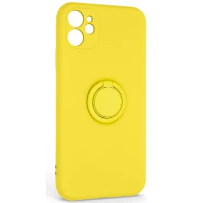 Чохол до мобільного телефона Armorstandart Icon Ring Apple iPhone 11 Yellow (ARM68645)